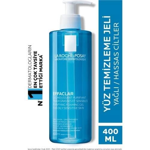 La Roche Posay Effaclar Cleansing Gel Oil/Acne Trend Showing Skin Anti-Glare 400ml