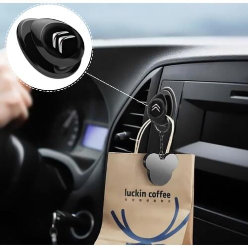 Car Hooks Organizer Storage Hanger for Cable Headphone Key Storage for Citroen C3 C4 C5 USB Car Accessory