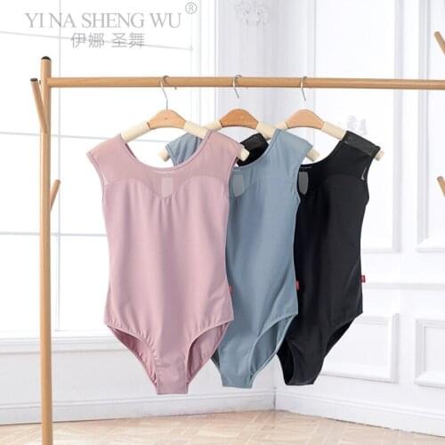 Sexy Sleeveless Camisole Ballet Leotards Adult Girls Gymnastics Leotards Ballerina Bodysuit Beachwear Ballet Practice Clothes