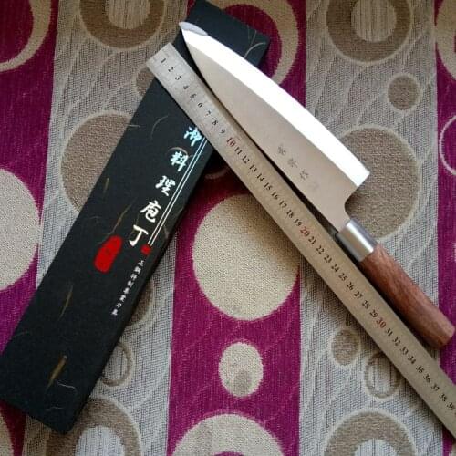 Free Shipping High Quality Professional Fish Knife Japanese Style Lancet Sashimi Sushi Salmon Beef Knife Cooking Cleaver Knives