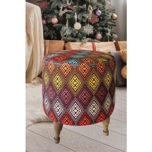 Wood Lathe Foot Plump Puff coffee tables table basse furniture living room table