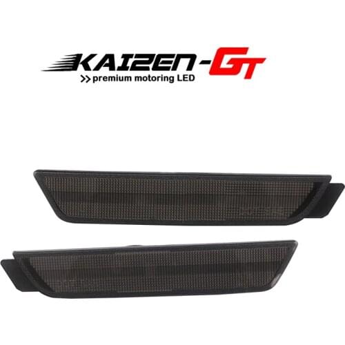 Smoked / Clear Lens Car Rear Bumper Side Marker Light Housings Fender Side Marker Light Covers For 2010-2015 Chevrolet Camaro