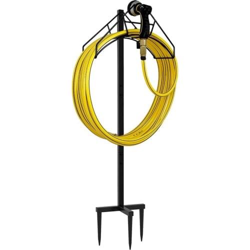 Garden Hose Bracket Detachable Metal Irrigation Water Pipe Holder Vertical Dangling Hose Hanger Water Pipe Storage Rack