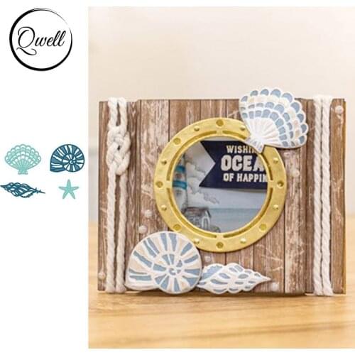 QWELL Conch Metal Cutting Dies for Scrapbooking and Card Making Paper Embossing Craft New 2019 die cuts
