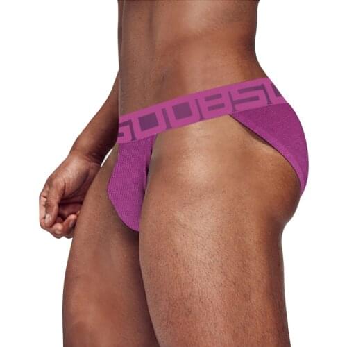 Men Underwear Brief U Convex Mens Cotton Briefs Sexy Underpants For Men Slip Fashion High Fork Male Panties Cuecas Gay BS3125