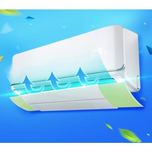 New Hanging Air Condition Wind Retractable Anti Direct Blowing Elastic Air Condition Wind Deflector & Rod Windshield Baffle Hom