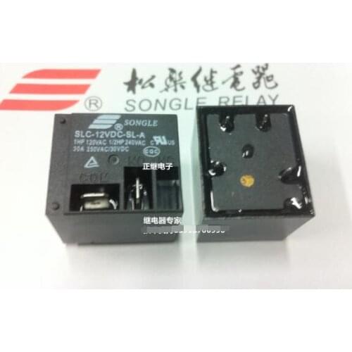 Relay SLC-12VDC-SL-A 4-pin 30A T91