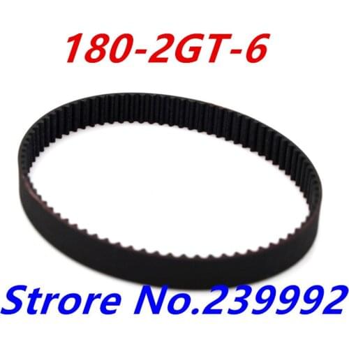 10pcs 3d printer belt closed loop rubber GT2 timing belt 180-2GT-6 teeth 90 length 180mm width 6mm