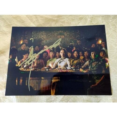 Hand signed Zhang Ziyi ZI YI autographed photo picture 5*7 inches free shipping 102020