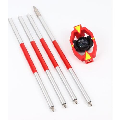 SZMOUNT Mini Prism for Leica Total Station 17.5mm Offset Surveying mini Prism Set