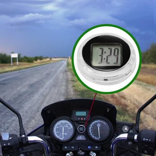 Universal Motorcycle Clocks Watch Waterproof Stick-On Motorbike Mount Watch Moto Digital Clock Moto Clock Suit ATV All Moto