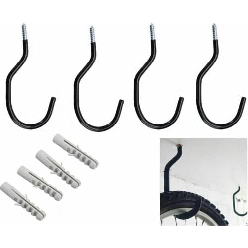 2pcs Bicycle Storage Hanger MTB Rack Stand Garage Wall Mount Bike Hook Holder For Bicycle Shops Mountain Bike Display Stand