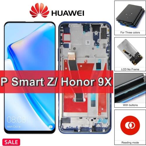6.59'' For Huawei P Smart Z LCD Display Touch Screen For Huawei Y9 Prime 2019 LCD Digitizer Assembly Replace STK-LX1