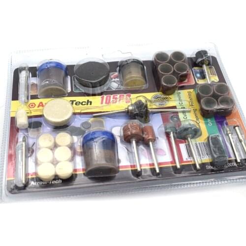 105PCS Jewelry Hanging Polishing Accessories Rotary Polisher Bits Dental Carving Marking Drilling Tool