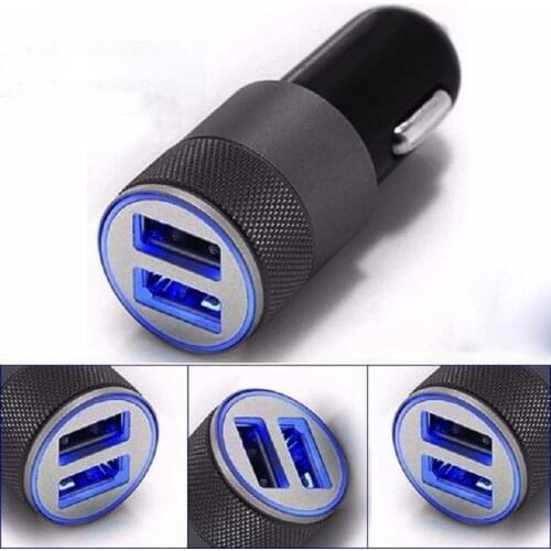 2.1A/24W 2-Port Smart USB Quick Charge Car Charger Mini Dual USB Twin Port 12V Universal In Car Lighter Socket Charger 4.0