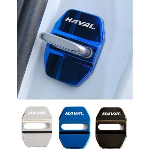 4PCS Car Door Lock Cover Auto Emblems Case For Great Wall Haval/Hover H1 H2 H6 H7 H4 H9 F5 F7 F9 H2S Car-Styling Accessories