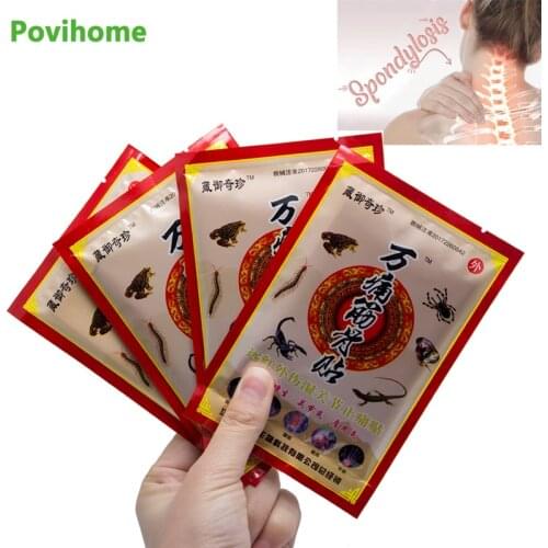 8Pcs Pain Relief Medicinal Patch Scorpion Venom Extract Knee Rheumatoid Arthritis Joint Pain Relieving Sticking-plaster