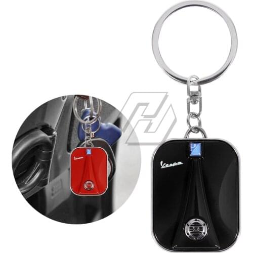 Motorcycle Accessories Keychain Key Ring Case for Piaggio Vespa Scooter Sei Giorni GTS300 GTS300ie GTS Touring Super Sport