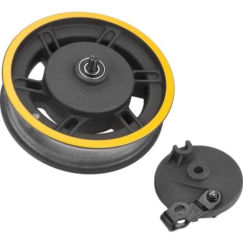 10 Inch Aluminum Front Wheel Hub with Drum Assembly For Ninebot Max G30 Electric Scooter Front Wheel Spare Parts Accessories