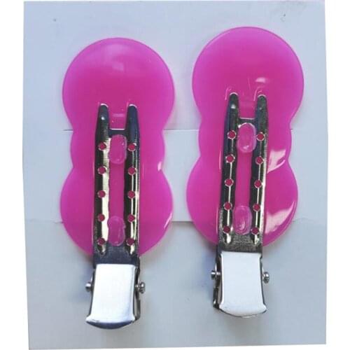 No Crease Hair Clips - 2 Pieces Rubber No Bend Hair Clips used For Stylists - for Makeup Application, Styling & Sectioning
