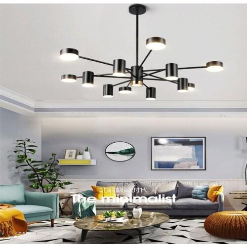 European Modern Chandeliers for Living Room Led Ceiling Chandeliers Bedroom Restaurant Lamp Pendant Home Indoor Lighting Fixture
