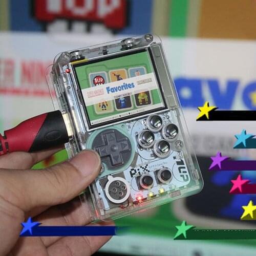 Pocket mini arcade game 2 inch HD IPS LCD Raspberry Pi 3 console handle 2.2 inch HD IPS LCD /HDMI out put TV about 7~20 day