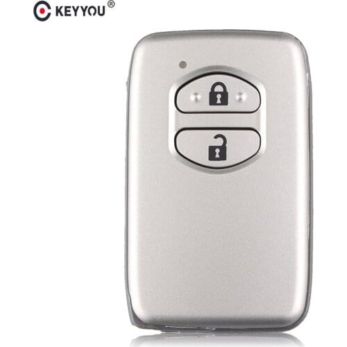 KEYYOU 2/3 Buttons Replacement Key Shell Case For Toyota Camry Highlander VIOS Yaris Without Key Blade Car Key Shell key shell