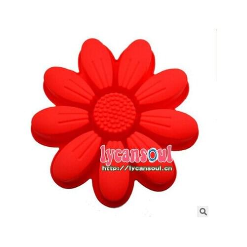 Silica gel combination kitchen DIY manual petals baking a cake of bread 9 Magnolia petal mold Silicone mould Cake Tools
