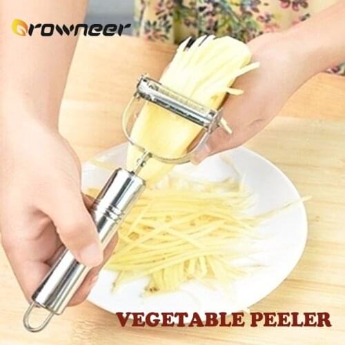Vegetable Peeler Stainless Steel Fruit Grater Multifunction Carrots Celery Potatoes Cutter Rustproof 2 In 1 Julienne Strips Tool