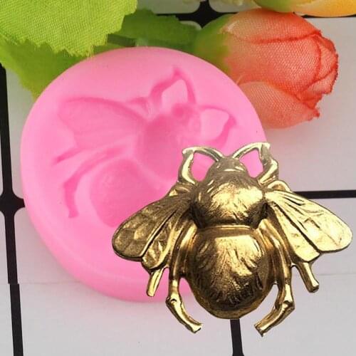 Food-grade Silicone Bee Cake Mold DIY Clay Fondant Baking Decor Mould mold cake decorating tools chocolate mold