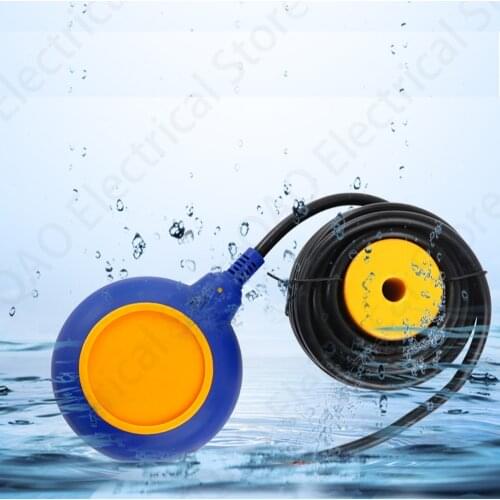 220V 380V 16A 2M 3M 4M 5M Float Switch Water Controller Level Controller Water Level Contactor Sensor With 2m Cable circular