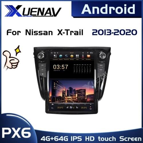 PX6 GPS Car Radio Player Navigation system For Nissan X-Trail 2013 2014 2015 2016-2020 car radio multimedia player Android