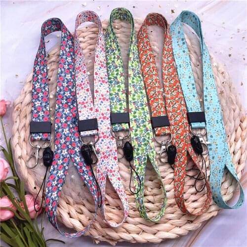 Hot Keychain Straps Rope Mobile Phone Charm Neck Strap Lanyard For Keys USB ID Card Keycord DIY Lanyard Hang Rope New Pattern