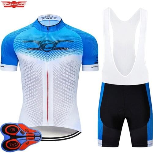 Blue Pro Cycling Jersey Set Summer Cycling Wear Mountain Bike Clothes Bicycle Clothing MTB Bike Cycling Clothing Cycling Suit