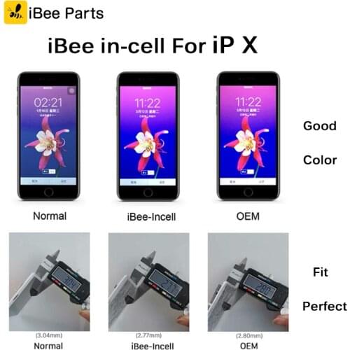 1PCS iBee Incell For IPhone X XS MAX XR 11 PRO LCD Screen Replacement Pantalla