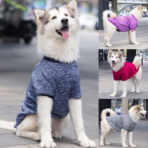 Dog Sweater Hoodies Autumn Winter Warm Fashion Dogs Fleece Pullover Clothing Comfortable Small Medium Large Pet Clothes