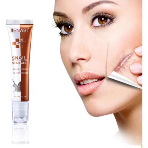 JIENASI Snail Scar Removal Serum Acne Scar Removal Gel Fade Stretch Mark Surgical Scar Repair Scar Wound Smooth Skin Scar Care