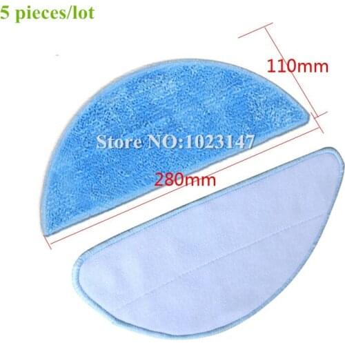 5 pieces/lot Mop Cloth for CHUWI V3+ V5 PRO V5 CW310 for Home Chuwi ilife v5 Intelligent Robotic Vacuum Cleaner