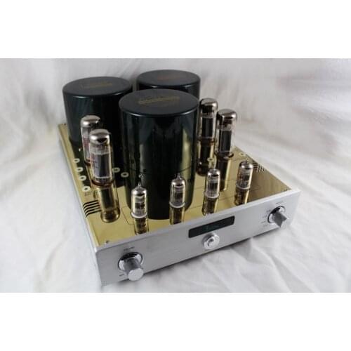 YAQIN MC-10T MC10T EL34 Vacuum Tube Push Pull Integrated Amplifier HIFI lamp amp with 12AX7 pre-amp