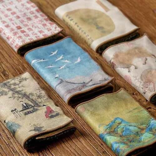Suede Tea Towel Household Zen Tea Table Tea Cloth High-Grade Absorbent Clay Tea Mat Kung Fu Tea Tea Napkin Tea accessories