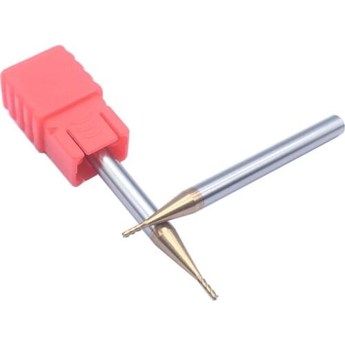 1PCS HRC60 4F 1.0XD4X50L End Mill Flat Bottom Four Blade End Mill CNC Lathe Tungsten Steel solide Carbide Endmills