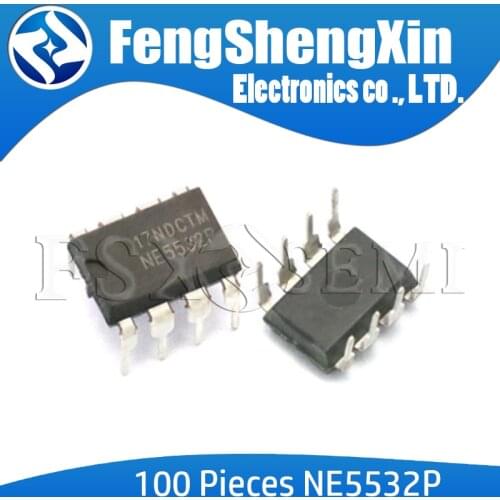 100pcs/lot NE5532P DIP8 NE5532 DIP 5532P DIP-8 operational amplifier IC