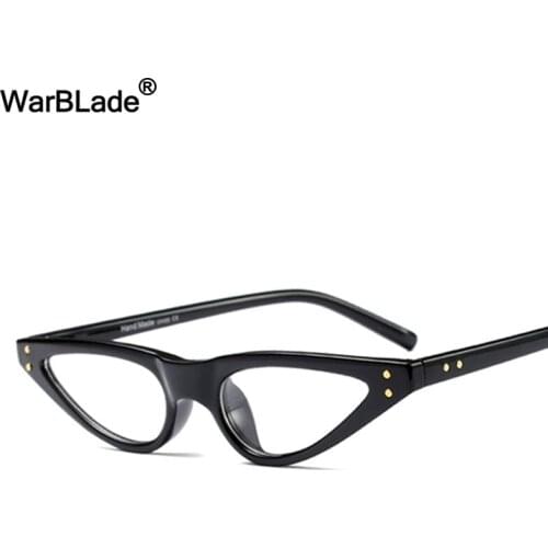 2018 New Ladies Vintage Sexy Cat Eye Optical Glasses Frame Female Brand Luxury Eyeglasses Frame Women Retro Eyewear WarBLade
