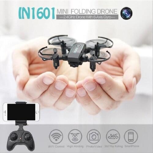 2018 new Mini folding quadcopter aerial shot pocket uav air pressure fixed high remote control aircraft