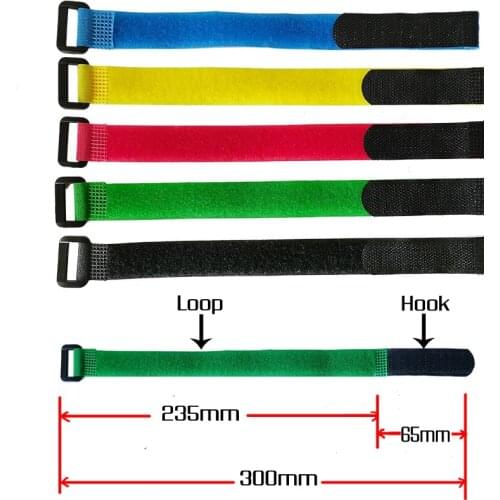 2cm*30cm nylon Reverse buckle velcros magic hook loop cable ties fastener tape velcroing strap Line finishing stick 50pcs/lot