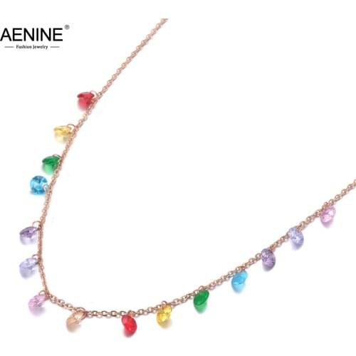 Цепочки с кулоном AENINE China At AliExpress