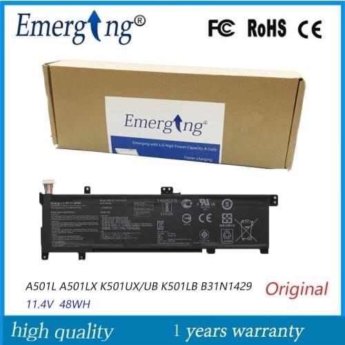 11.4V 48Wh Original Laptop Battery B31N1429 for ASUS A501L A501LX K501UX/UB K501LB