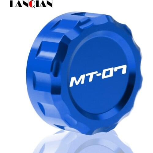 For YAMAHA MT-07 MT07 MT 07 2014 2015 2016 Motorcycle CNC Aluminum Rear Brake Fluid Reservoir Cover Cap
