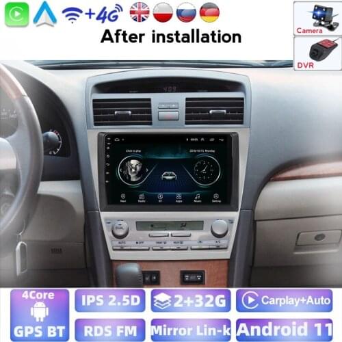 2G+32G Multimedia Car Radio With GPS Radio With Player Android System 2Din For Toyota Camry 2007-2011 Support WIFI BT SWC