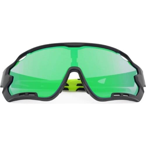 KEBR Full Red Blue Green Polarized Lens Photochromic Replacement Lenses Cycling Bicycle Sun Glasses Eyewear frame Suitable